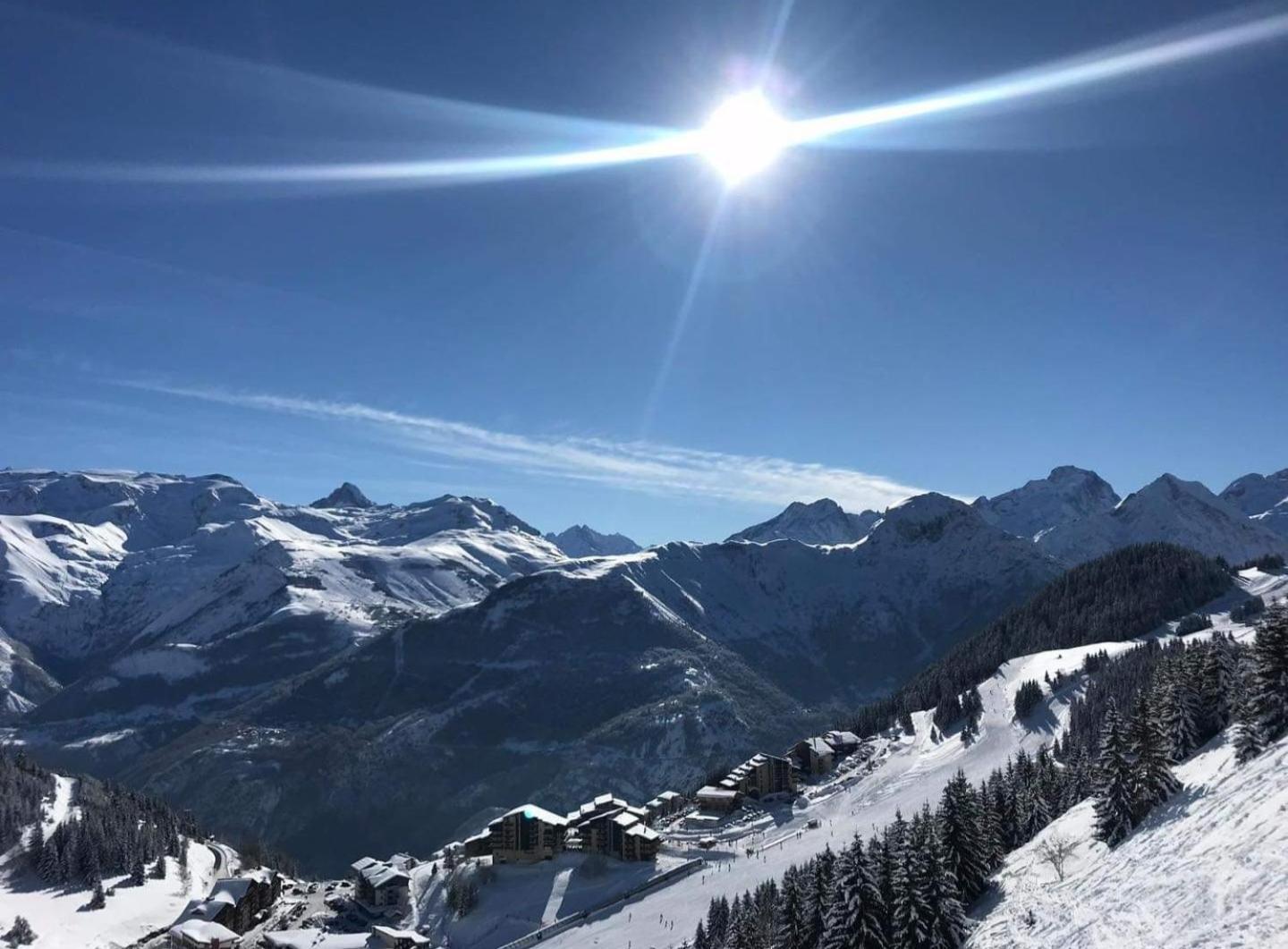 Апартаменти Auris Les Gentianes Station Alpe Huez Екстер'єр фото