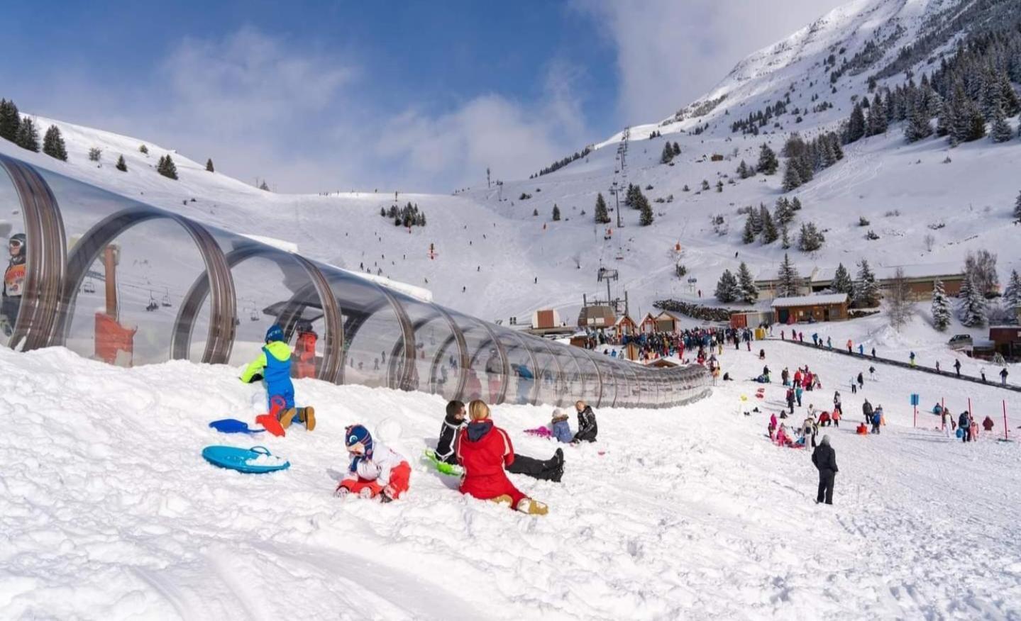 Апартаменти Auris Les Gentianes Station Alpe Huez Екстер'єр фото