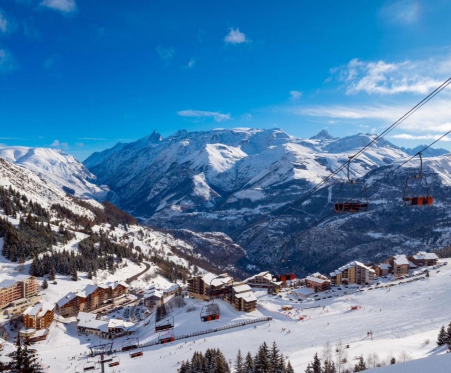 Апартаменти Auris Les Gentianes Station Alpe Huez Екстер'єр фото